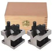 Multi-use Gauge Gage Machinist Tool 2-3/8 x 2-3/8 x 2 Inch V Block & Clamp
