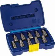 10 Piece MULTI SPLINE SCREW EXTRACTOR SET BY IRWIN #53226