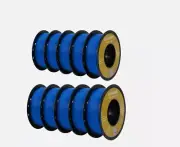 Kingroon 10KG PLA PETG Filament 1.75mm 3D Printer Bundles 10 Rolls 1KG Blue