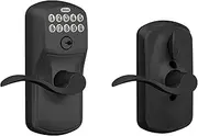 Schlage FE595 PLY 622 Acc Keypad Entry with Flex Electronic Lock, Matte Black