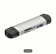 6-in-1 USB 3.0/USB-C Card Reader (USB+micro, TF, SD, Flash, Type-C)