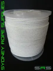 3MM X 250MTR VB CORD WHITE POLYESTER VENETIAN BLIND CORD