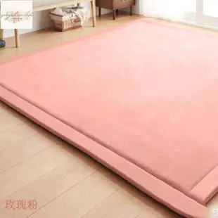 珊瑚絨地毯 兒童爬行毯 榻榻米 遊戲墊 地毯 瑜珈地墊 床墊 客廳 臥室 地墊 地毯