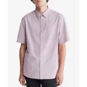 Calvin Klein Mens Short-Sleeve Solid Pocke Nirvana S