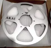 A Pair silver 10.5'' Aluminium tape reel/tape up reel for Akai GX77 GX747 646...