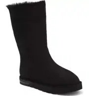 $695 - STUART WEITZMAN Cozy Shearling Lined Boot in Black Size 7.5