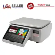 VTS VLP-100B Label Printing Scale, Capacity 30/60lb Readability 0.01/0.02lb
