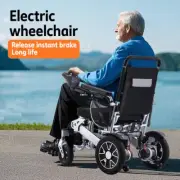 Electric Wheelchair Folding Lightweight 20KM Lithium Power Motorised Wheelchair