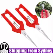 2PCS Garden Pruning Shears Plant Flower Scissors Trim Tree Snips Branch Secateur