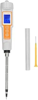 Soil EC/TDS Meter with Temperature Sensor, 3-in-1 Digital Soil Tester, 0-10000us/cm Range, ABS Probe Protective Cases