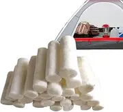 Camping Fire Starter - Wax Blocks - 26 Cotton Sticks, Odorless, Fireplace Starter Ignition Block, Fire Wood for Campfires, Bonfires, Grill