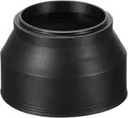 uxcell 52mm Camera Lens Hood, Rubber Collapsible Lens Protector Anti-Reflection Blocks Excess Sunlight to Reduce Lens Flare and Glare, Enhance Camera Photography and Video, Black