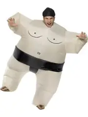 Inflatable Sumo Wrestler Costume Smiffys Fancy Dress Costume