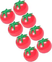 HONMEET 8pcs Unzip Water Vegetable Squeeze Small Stress Household Stretchy Squeeze Vegetable Adorable Tomato Cartoon Tricky