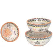 Temp-tations Old World Set of 3 Nested Prep Bowls
