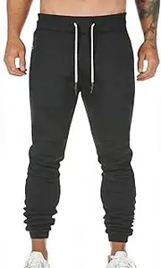 [Generic] Athletic Pants Jogging Slim Men's Mid-Waist Casual Trousers Sweatpants Men's Pants House Sock