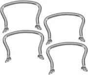 4pcs Detachable Stainless Steel Pot Side Handles for Pressure Cookers Woks Easy to Install Durable Dual Ear Design for Efficient Lifting Pouring