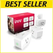 Energy Monitoring Zigbee Plug: Smart Overload Protection & Alexa Ready – 4-Pack