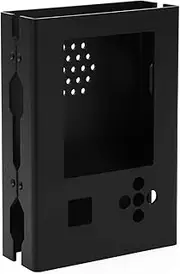 Electronic Project Box Case, Aluminium Alloy Enclosure Shell DIY Protective Housing with 1 Set of Fastener for PortaPack H2, Black