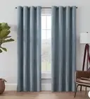 New Set Of 2 52"x95" Blackout Rowland Window Curtain Panels Blue - Eclipse