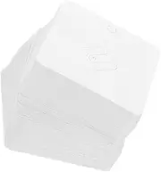 Kisangel 100pcs White Earring Display Cards Blank Jewelry Tags for DIY Cardstock Jewelry Holder for Earrings Necklaces Brooches Keychains