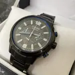 CITIZEN 手錶 ECO-DRIVE 馬錶 電波 黑色 日本直送 二手