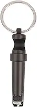 BJinegely Mini Keychain Corkscrew, Update Elegant 3 In 1 Portable Bottle Opener Wine Bottle Corkscrew Key Ring, Wine Beer Opener for Backpack Camping Kit Waiters (Bl ack)