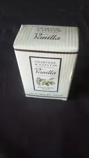Crabtree & Evelyn Vanilla Perfumed Bath Soap 3.5oz Bar Box New Vintage