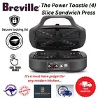 Breville 4-Slice Electric Jaffle Toastie Maker Snacks Press Sandwich Non-stick