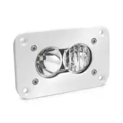 Baja Designs S2 Pro White Flush Mount Clear Driving/Combo LED Aux Light Pod