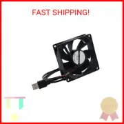 RDEXP Black 5V USB Power Silent Computer Cooling Fan for Computer Case CPU Coole