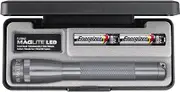 Maglite Mini LED 2-Cell AA Flashlight in Presentation Box, Gray