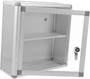KOMBIUDA Emergency Medical Storage Organizer Wall-Mounted Medicine Case Lockable Storage Container Medication Lock Box First Aid Kit