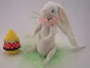 Cloth Art Doll (Paper) Pattern "Wonderland Fairy Rabbit" By Paula McGee