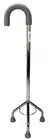 Aluminium tripod walking stick adjustable cane foam handle Free To Be Mobility