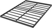 QEROMY 2 Inch Low Profile Box Spring, Sturdy Metal Frame Mattress Foundation, Easy Assembly, Quiet & Noise-Free, Queen Size
