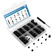 400PCS Computer Screws Assortment Kit with Screwdriver Motherboard Standoffs Scr