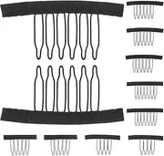 FRCOLOR Wig Net Fixing Clip Elastic Hair Net Comb Multi-Purpose Wig Combs for Professional Use