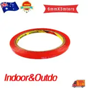 VHB High strength Double-sided Clear Transparent Acrylic Adhesive Tape 6mmx3m