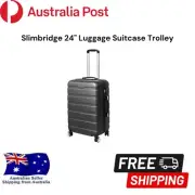 Slimbridge 24" Luggage Suitcase Trolley Travel Packing Lock Hard Shell Dark Grey