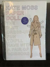 在飛比找Yahoo!奇摩拍賣優惠-時尚名模Kate moss paper dolls 紙娃娃玩