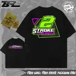 最新的 FIRAL 摩托車 T 恤 2STROKE ONE ASPHALT HONDA CB T 恤摩托車 T 恤紮染