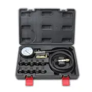 Engine Oil Pressure Test Kit - 0-140 PSI Gauge with Adapters - Diagnose Low