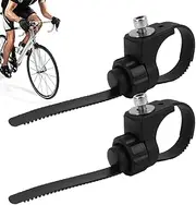 Bike Mud Guard Mount,Side Wire Screw Mounting Fork Bracket Adapter for Bike | 2X Front Rear Adjustable Mud Guard Flap Ring Rack Accessories for Mountain Cycling Repair Parts