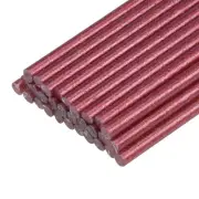 Mini Hot Glue Gun Stick 4-inch x 0.27-inch for Glue Guns, Glitter Red 30pcs