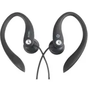 Moki ACC-HCS Wired Sports In-Ear Headphones - Black Ear Hook Design [ACC-HCSB]