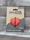 BARK Chew Love Heart Super Chewer Dog Puppy Toy Rubber 0 - 20 lbs Small