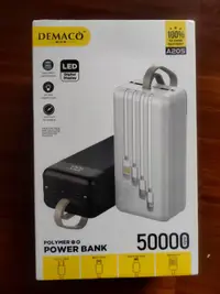 在飛比找露天拍賣優惠-DEMACO 50000mAh 行動電源 移動電源