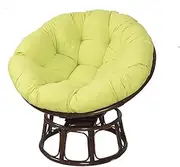 Round Hanging Eggs Chair Cushion,Soft Thicken Hanging Egg Chair Pad Removable Hanging Basket Chair Cushions for Garden Balcony(E,110x110CM)