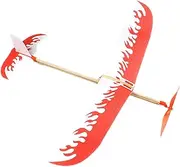 Balsa Wood Airplane, 5pcs Rubber Band Powered Airplane, Rubber Band Powered Aircraft Model Set, Throwing Glider Airplane Toy for Outdoor Sports Toy ＆ Kids Toys